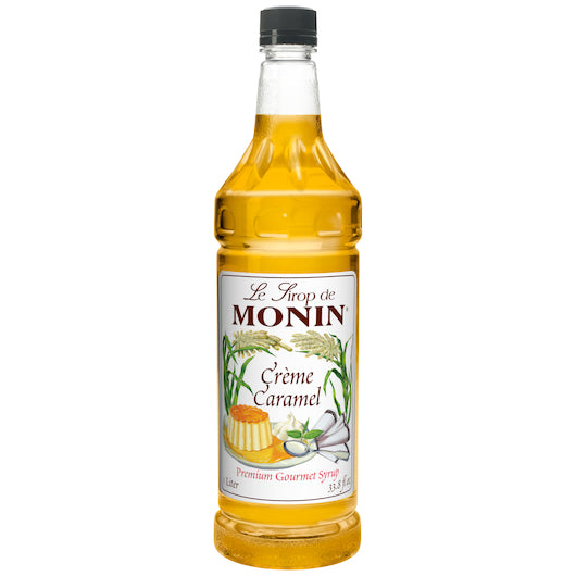 Monin Syrup Creme Caramel Flavoring; 1 Liter