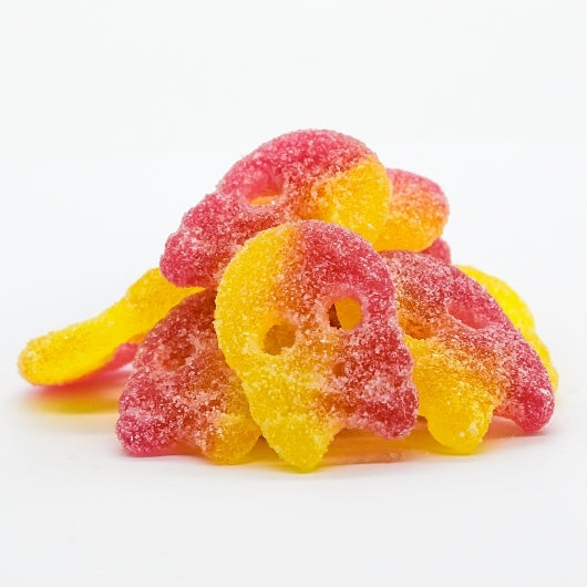 Bubs Sour Skalle Lemon Raspberry Candy, 5.5 Ounce, 8 Per Case