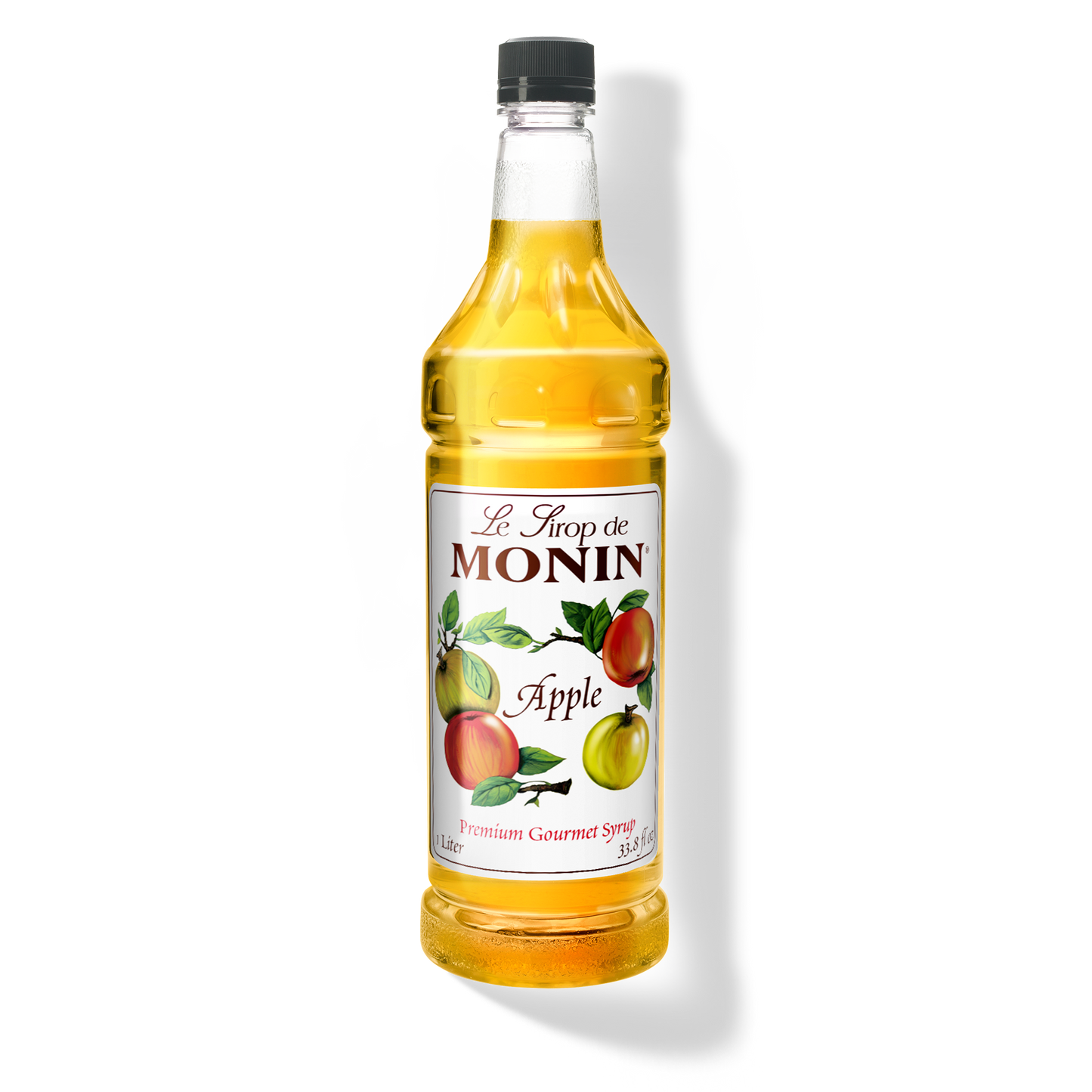 Monin Syrup Apple - Case of 4 (1 Liter Each)
