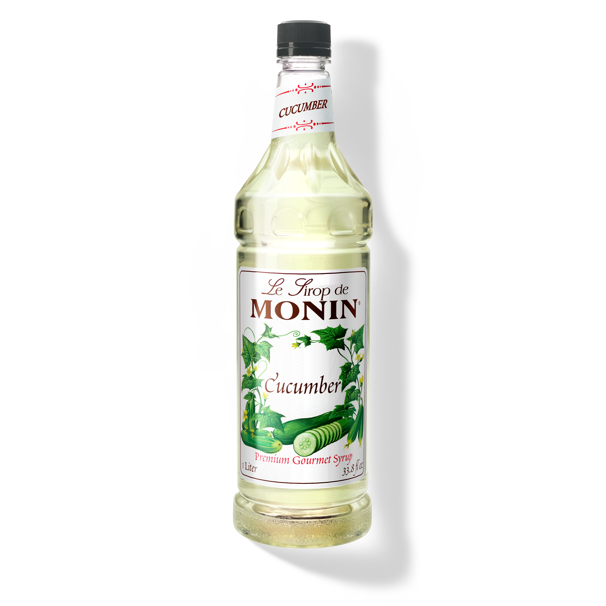 Monin Cucumber Syrup 1 Liter Bottle