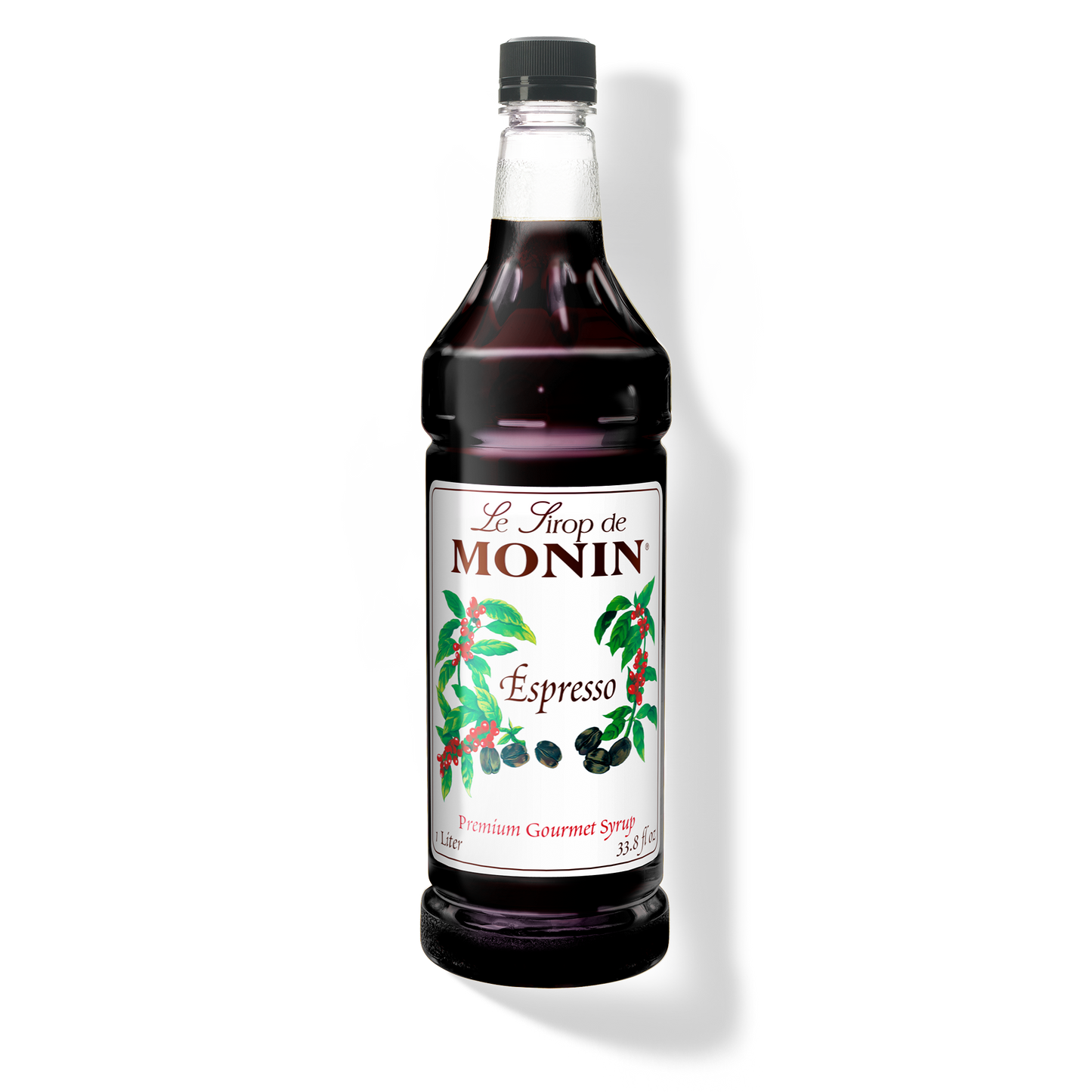 Monin Espresso Syrup - Case of 4 (1 Liter Each)