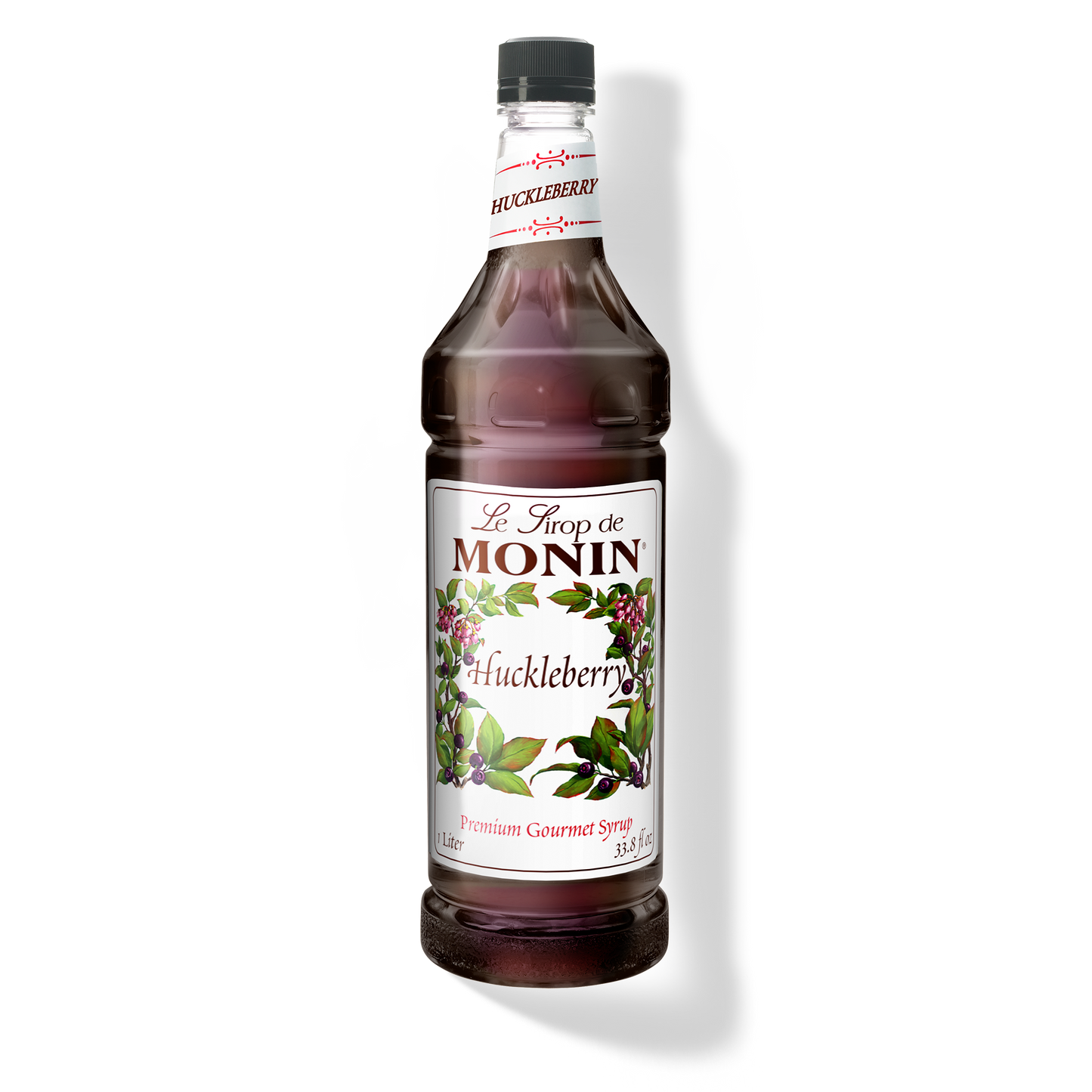 Monin Huckleberry Syrup - Case of 4 (1 Liter Each)