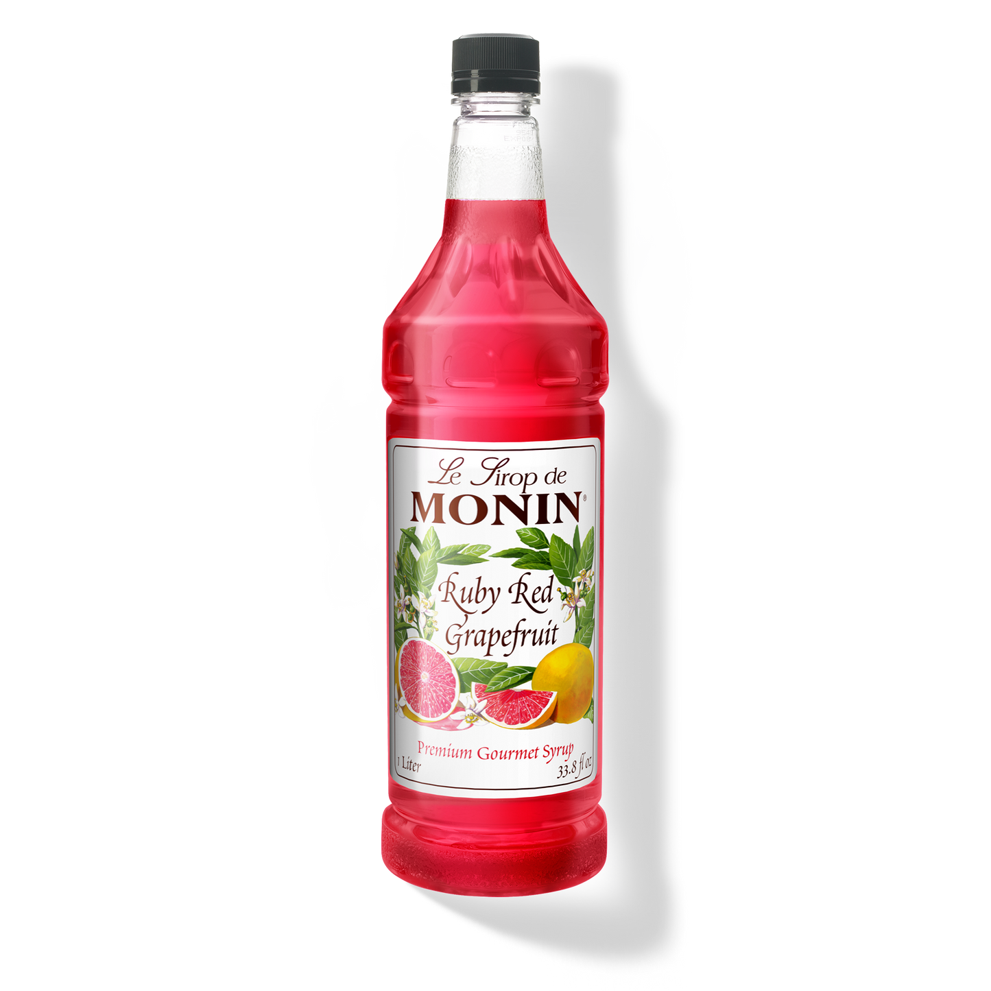 Monin Ruby Red Grapefruit Syrup - Case of 4 (1 Liter Each)