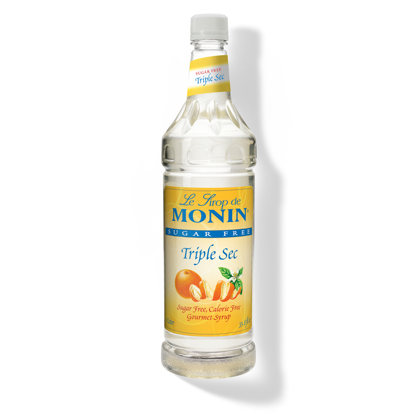 Monin Sugar Free Triple Sec - Case of 4 (1 Liter Each)