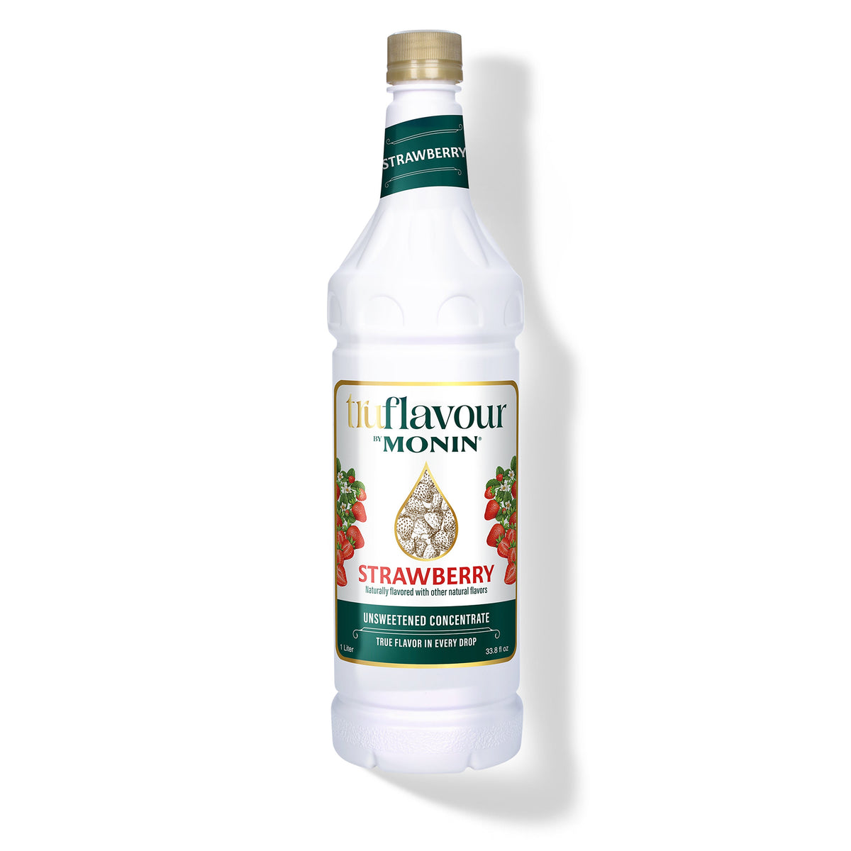 Monin TruFlavour Strawberry Syrup — 1 Liter