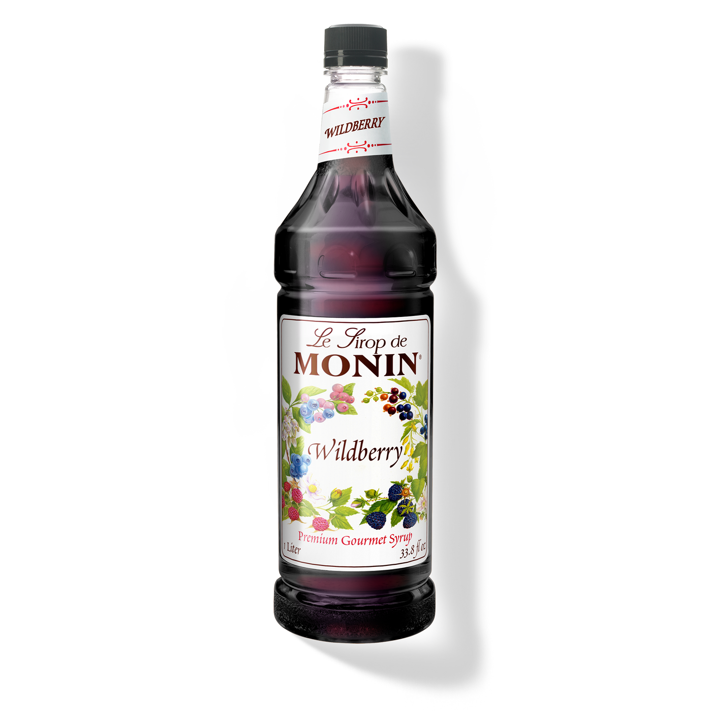 Monin Wildberry Syrup - Case of 4 (1 Liter Each)