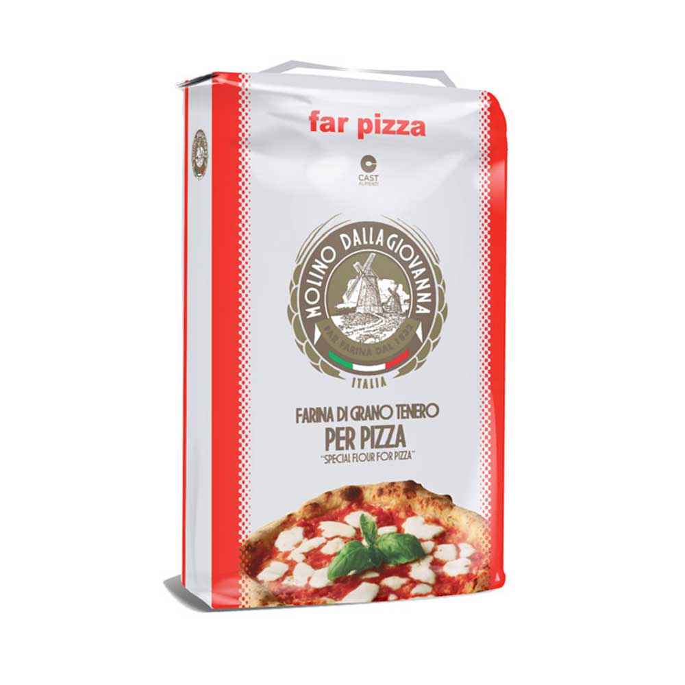 Molino DallaGiovanna Rossa 00 Pizza Flour For Professional Use - 5KG (11 LB)