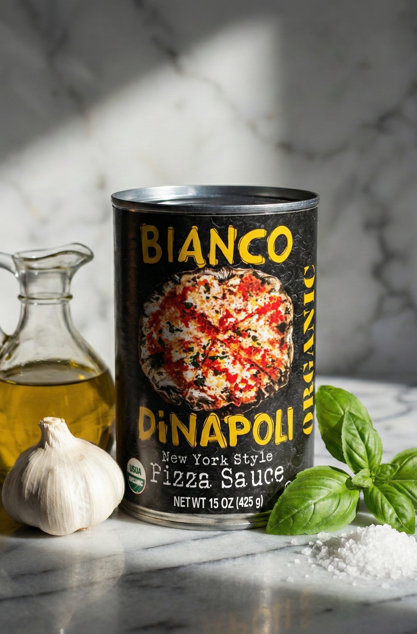 Bianco DiNapoli | Organic NY Style Pizza Sauce | 15oz (Case of 8)