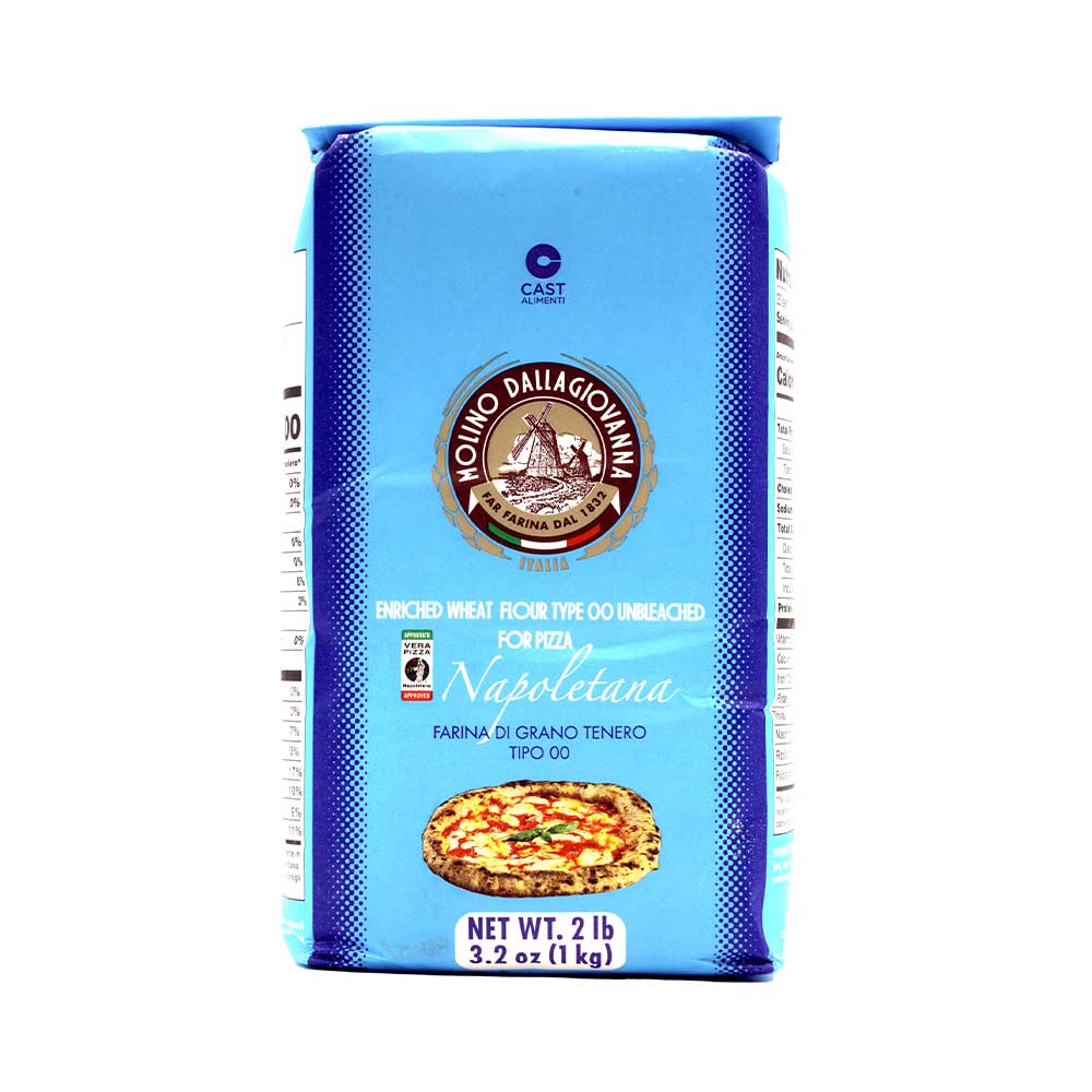 Molino Dallagiovanna Napoletana Enriched wheat Pizza Flour Type 00 1kg  (2.2lbs)