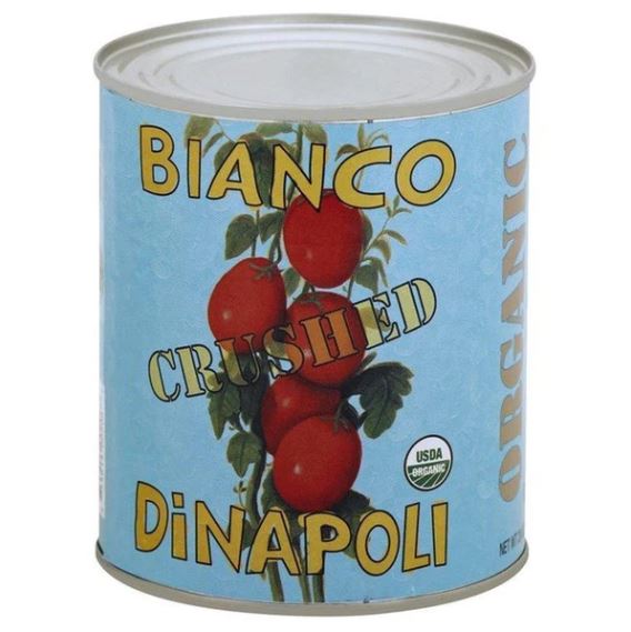 Bianco DiNapoli Crushed Tomatoes Food Service Size #10 cans Case of 6