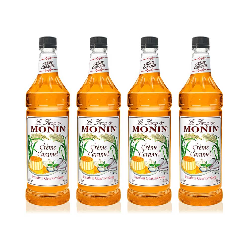 Monin Caramel Creme Flavored Syrup, , 33.8-Ounce Plastic Bottle 4 Pack – TDP  Specialities