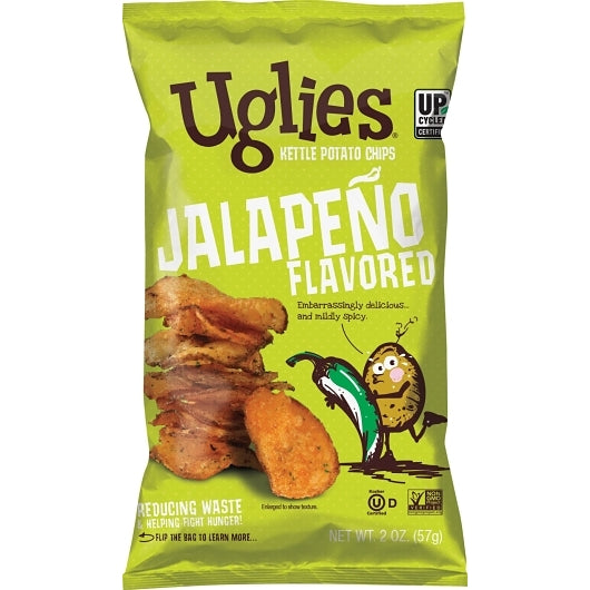 Uglies Potato Chips Super Variety Pack All 7 Flavors 2 oz snack size bags