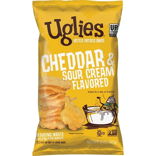 Uglies Potato Chips Super Variety Pack All 7 Flavors 2 oz snack size bags