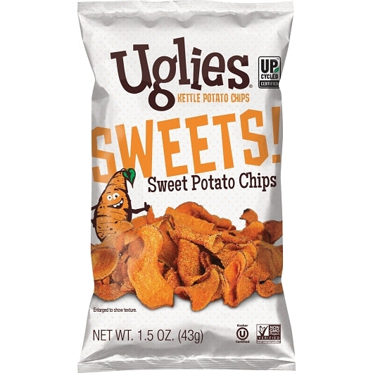 Uglies Potato Chips Super Variety Pack All 7 Flavors 2 oz snack size bags