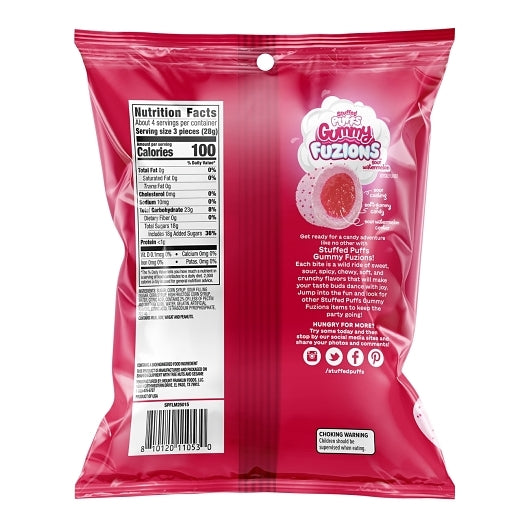 Stuffed Puffs Fruity Punch Mixed Berry Bites, 4.23 Ounce, 8 Per Case
