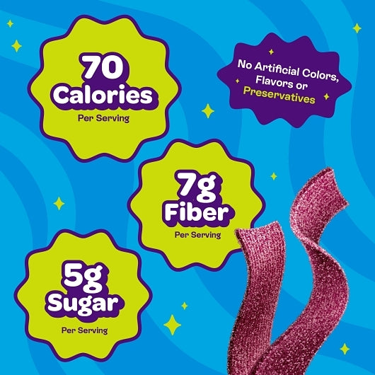 Joyride Sour Blue Raspberry Strips Low Sugar Case, 10 Count
