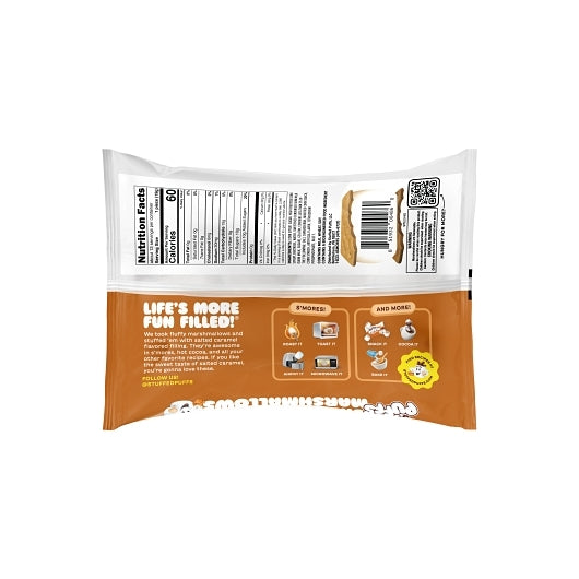Stuffed Puffs Vanilla Marshmallow With Caramel Center - Case, 8.6 Ounce, 6 Per Case