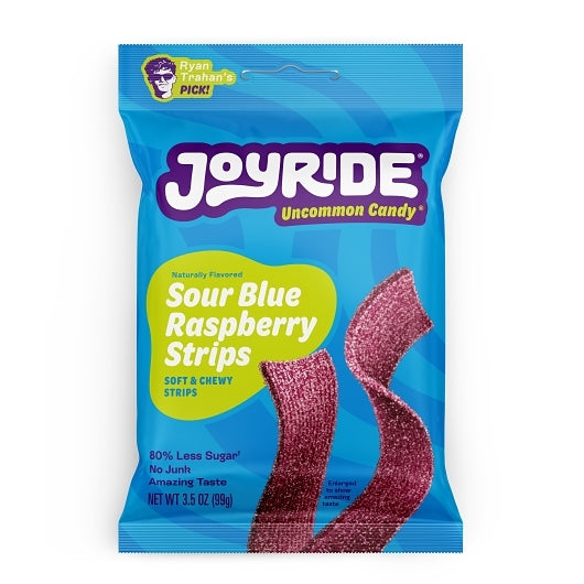 Joyride Sour Blue Raspberry Strips Low Sugar Case, 10 Count
