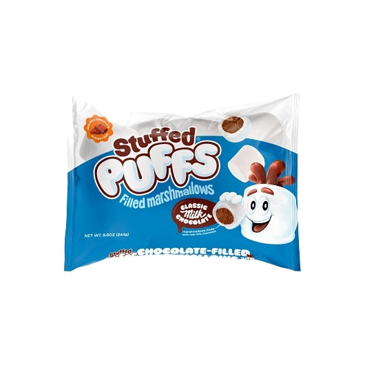 Stuffed Puffs Vanilla Marshmallow - Milk Chocolate Center - Case, 8.6 Ounce, 6 Per Case