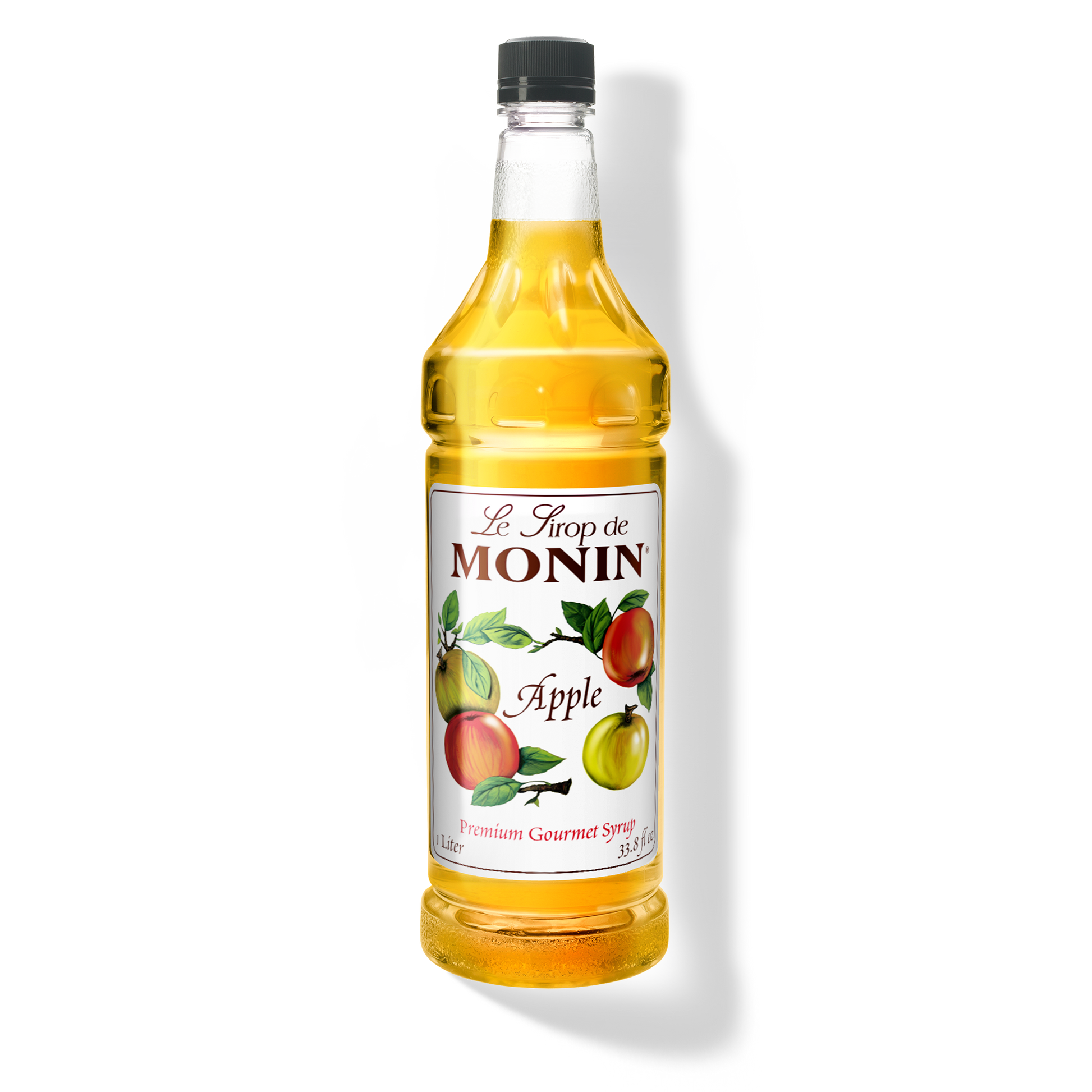 Monin Syrup Apple - Case of 4 (1 Liter Each)