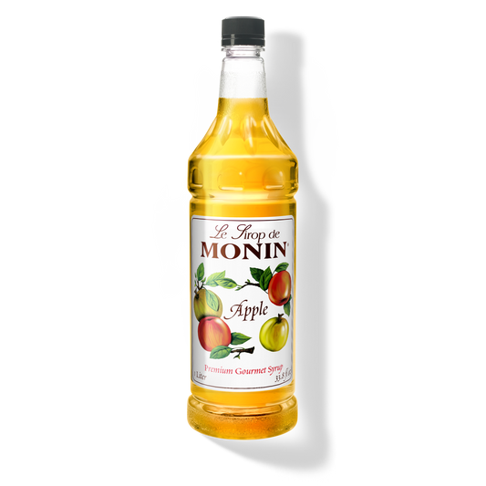 Monin Syrup Apple - Case of 4 (1 Liter Each)