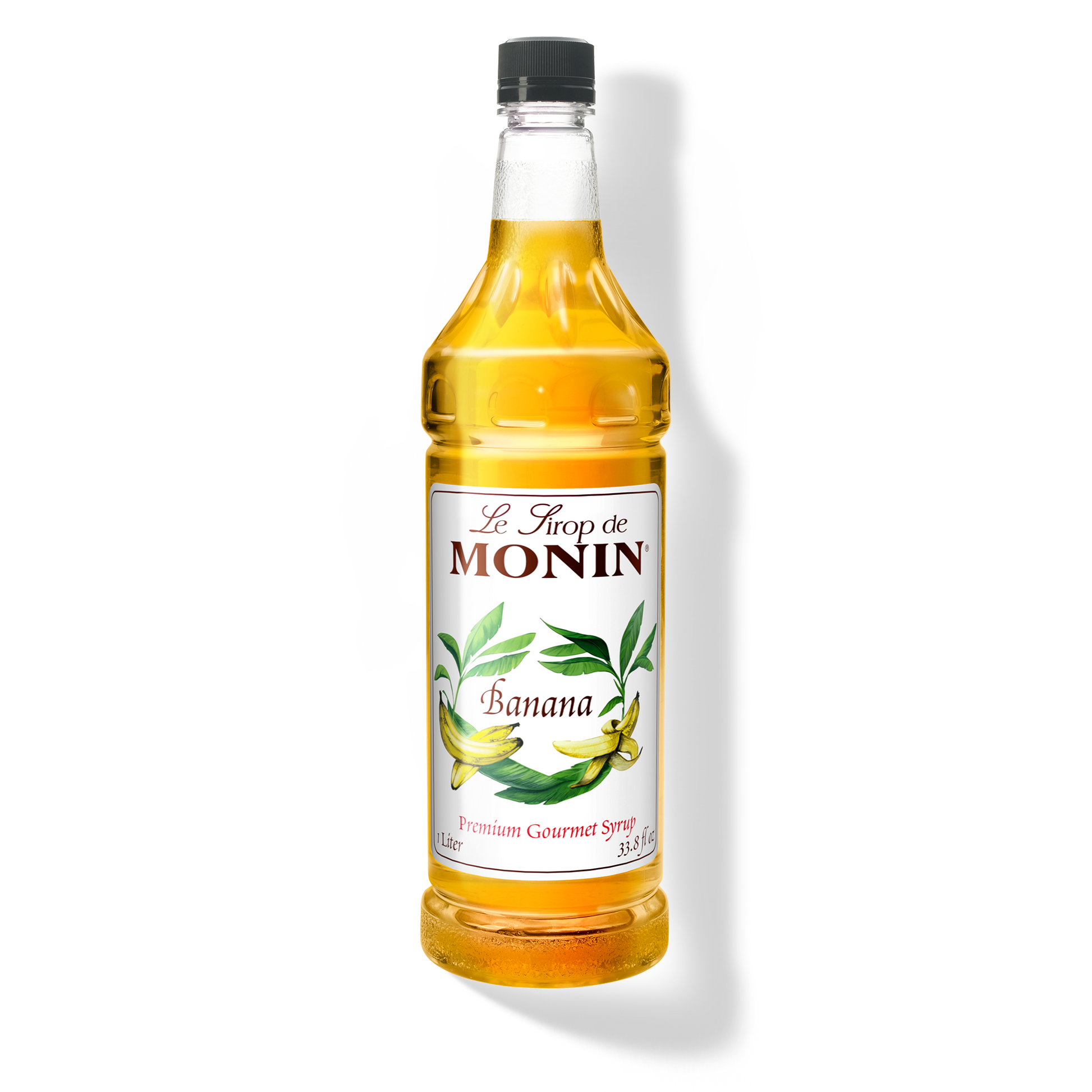 Monin Banana Syrup - Case of 4 (1 Liter Each)
