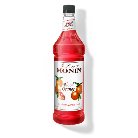 Monin Blood Orange Syrup - Case of 4 (1 Liter Each)