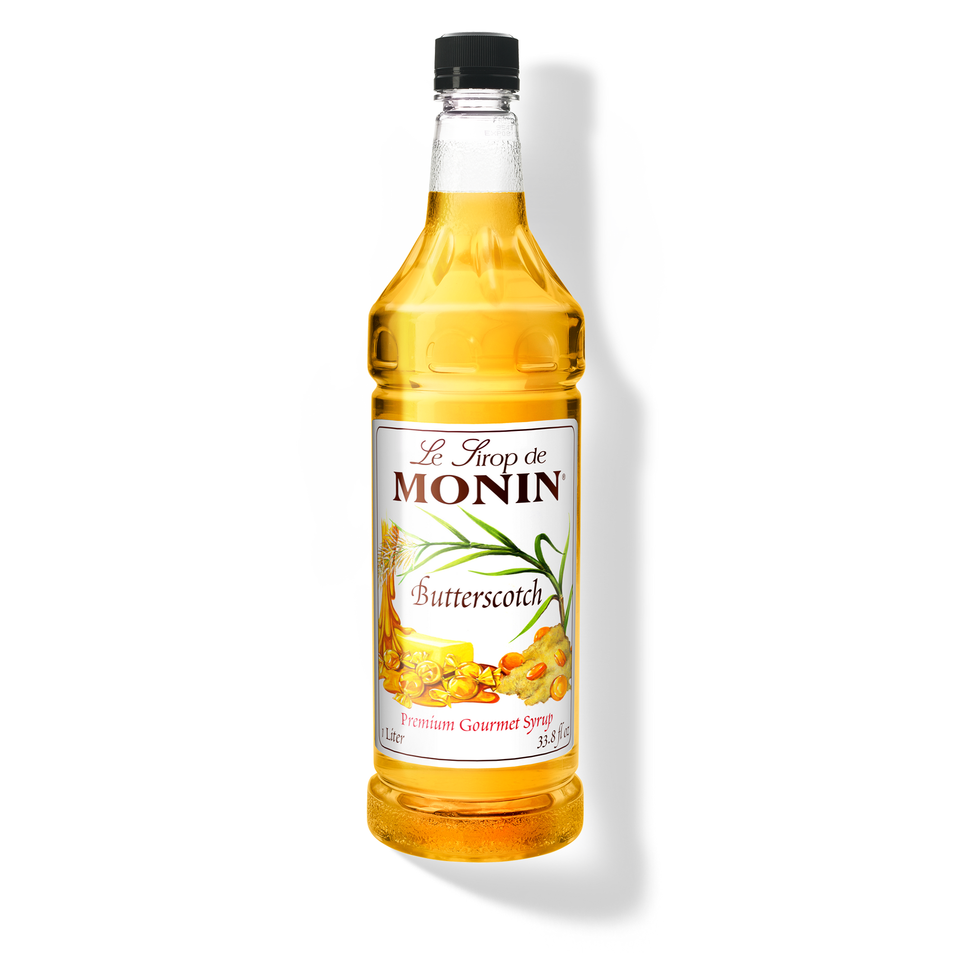 Monin Butterscotch Syrup - Case of 4 (1 Liter Each)