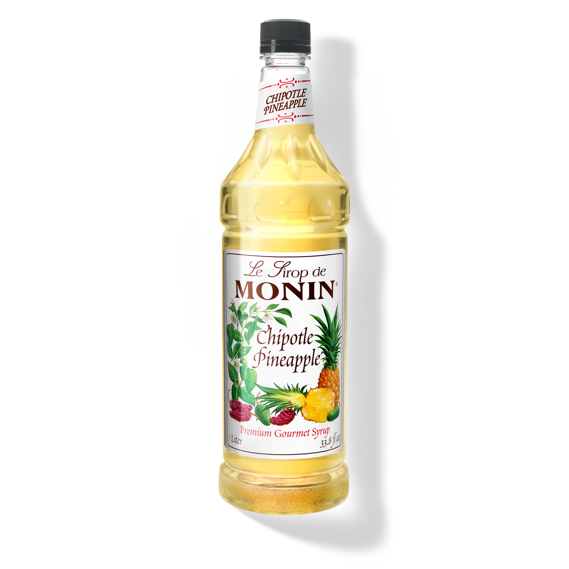 Monin Chipotle Pineapple Syrup - Case of 4 (1 Liter Each)