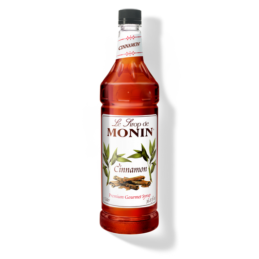 Monin Cinnamon Syrup - Case of 4 (1 Liter Each)