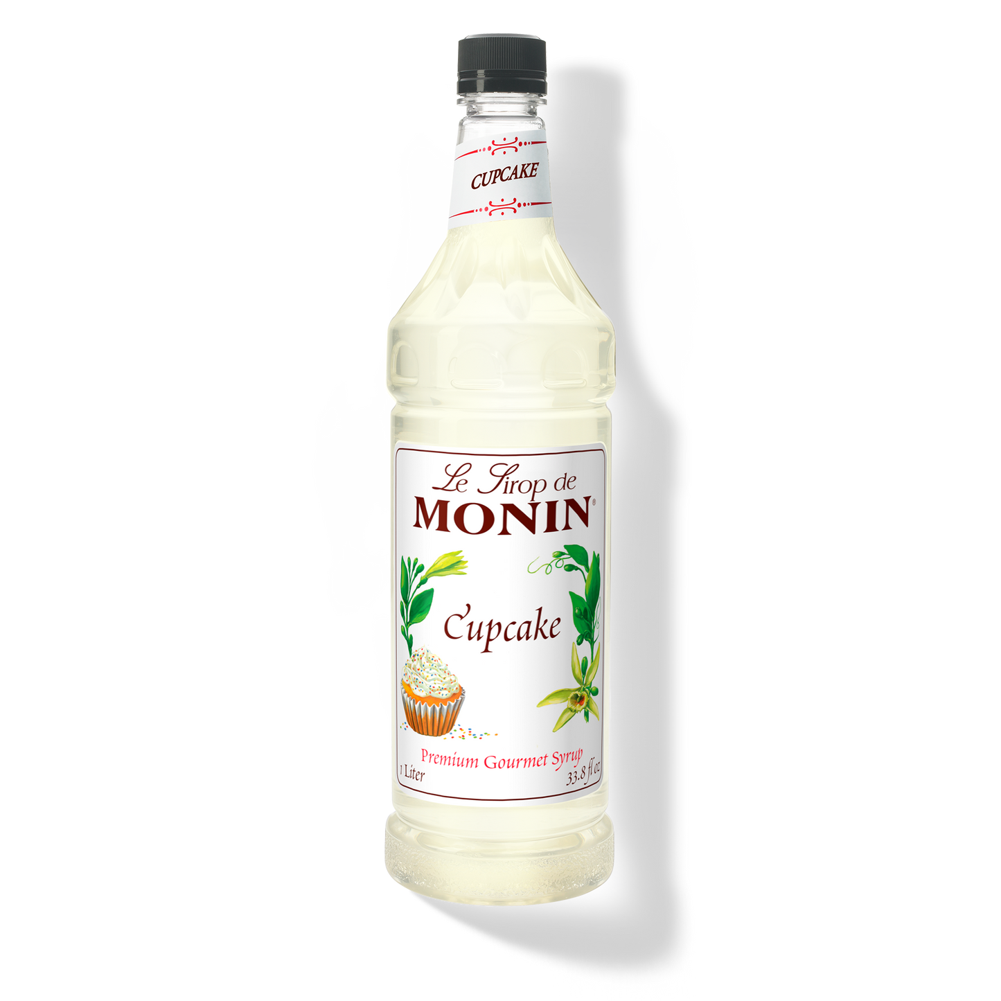 Monin Cupcake Syrup - Case of 4 (1 Liter Each)