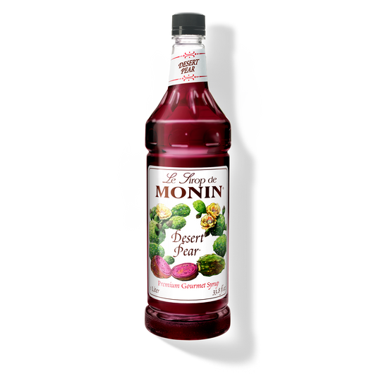 Monin Desert Pear Syrup - Case of 4 (1 Liter Each)
