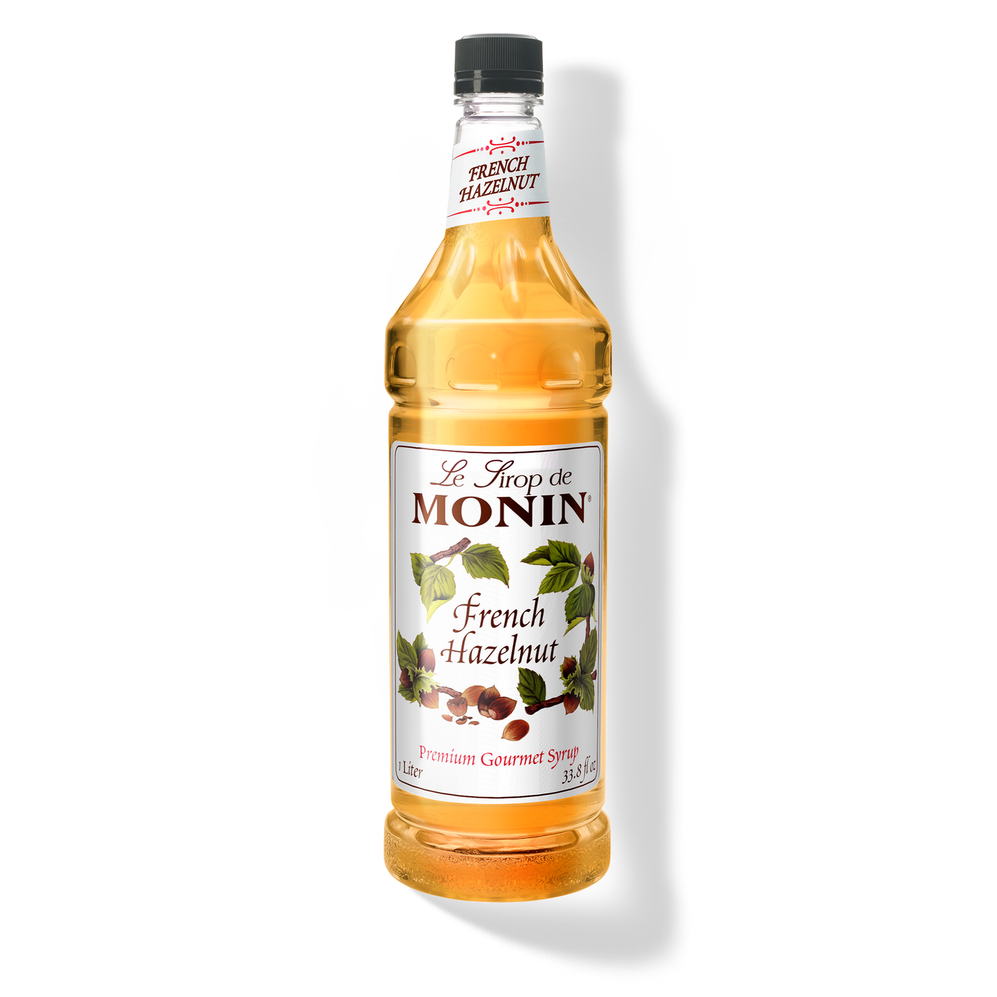 Monin French Hazelnut Syrup - Case of 4 (1 Liter Each)