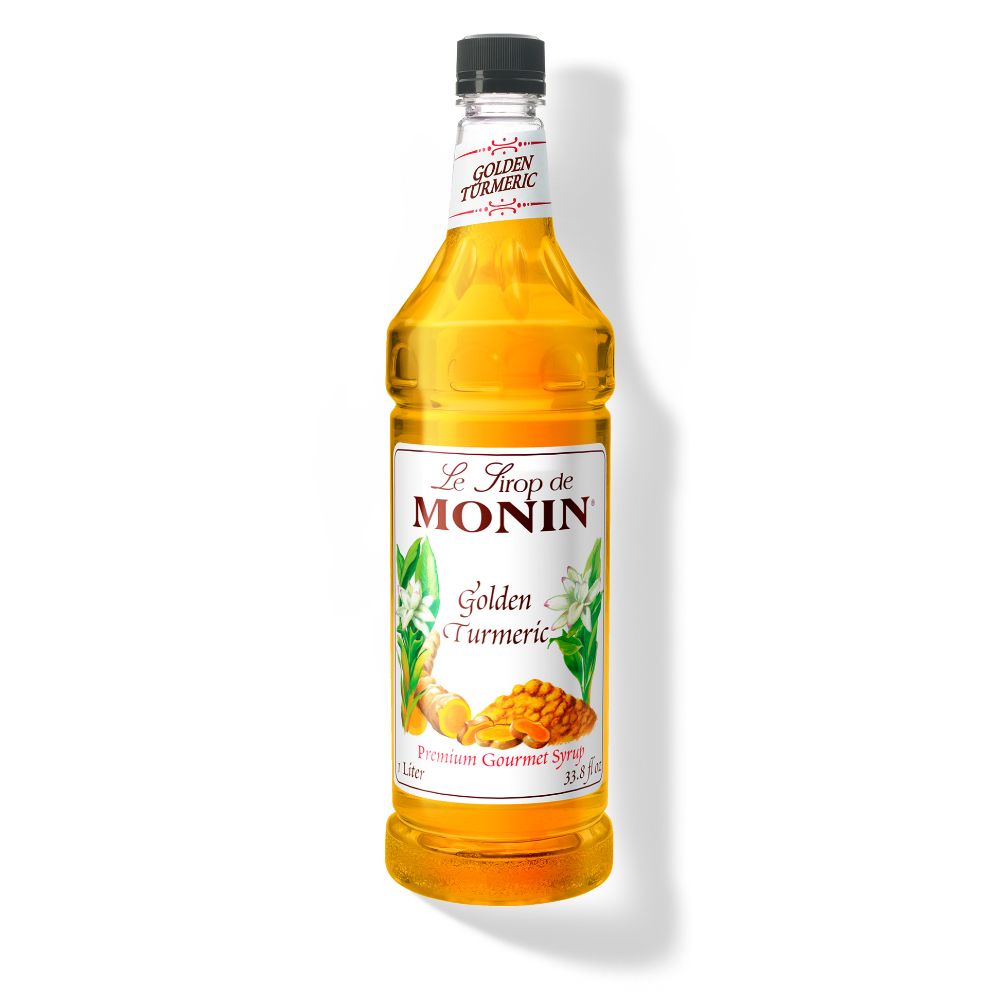 Monin Golden Turmeric Syrup - Case of 4 (1 Liter Each)