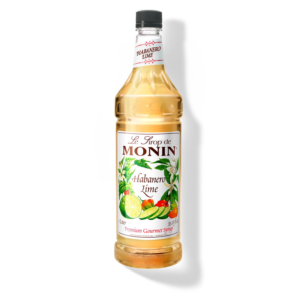 Monin Habanero Lime Syrup; 1 Liter