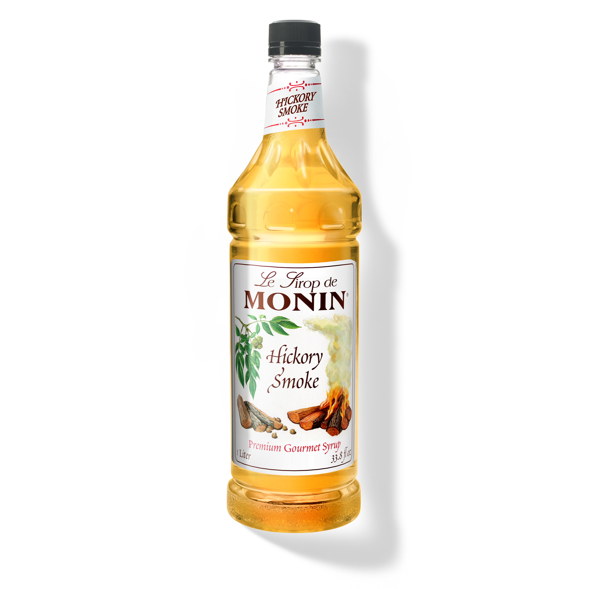 Monin Hickory Smoke Syrup 1 Liter | UPC 738337886607 | TDP Specialties