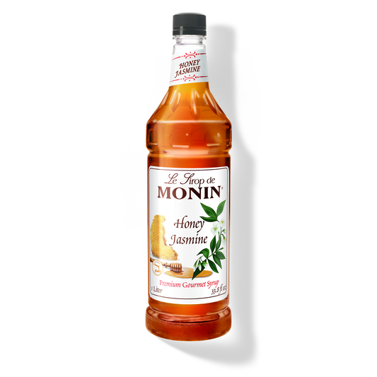 Monin Honey Syrup - Case of 4 (1 Liter Each)