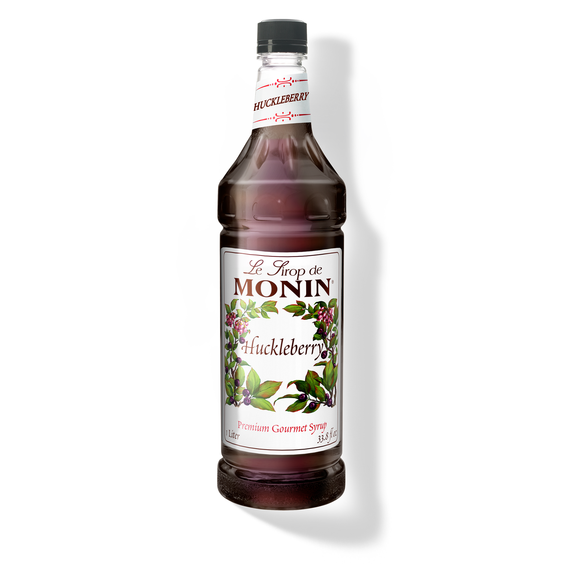 Monin Huckleberry Syrup - Case of 4 (1 Liter Each)