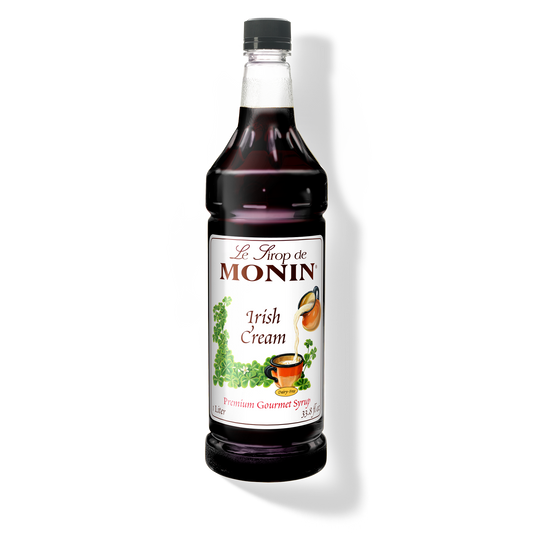 Monin Irish Cream Syrup - Case of 4 (1 Liter Each)