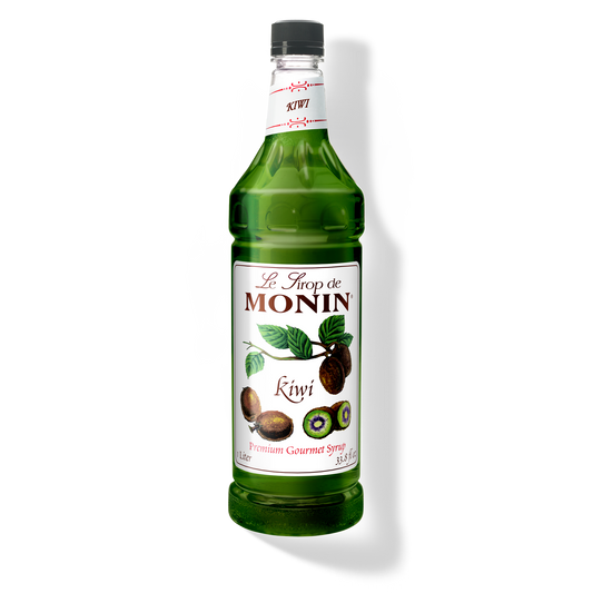 Monin Kiwi Syrup - Case of 4 (1 Liter Each)