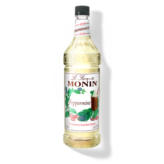 Monin Peppermint - Case of 4 (1 Liter Each)