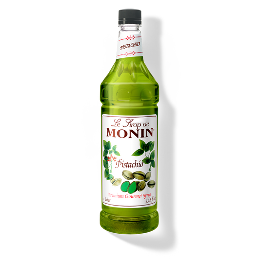 Monin Pistachio - Case of 4 (1 Liter Each)