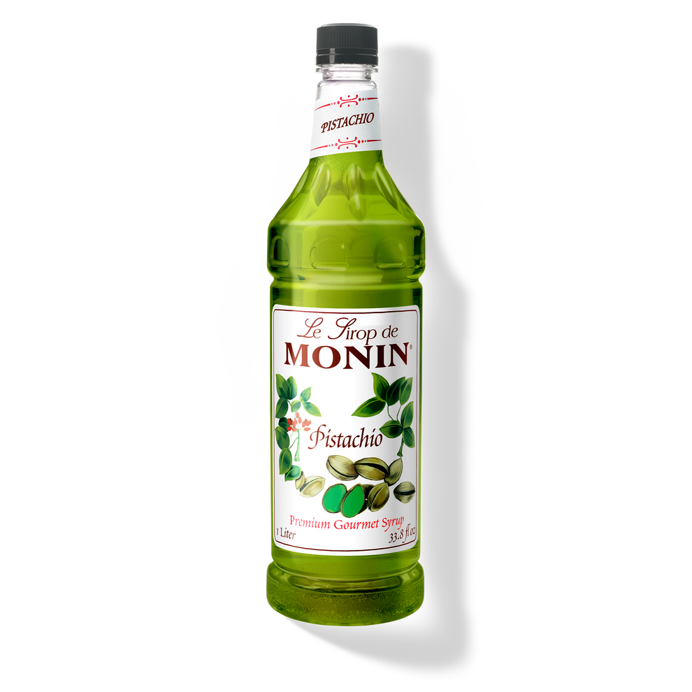 Monin Pistachio Syrup 1 Liter Bottle