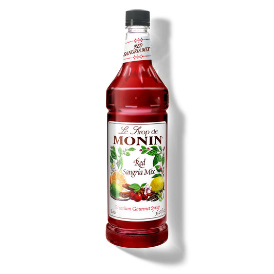 Monin Red Sangria Mix Syrup - Case of 4 (1 Liter Each)