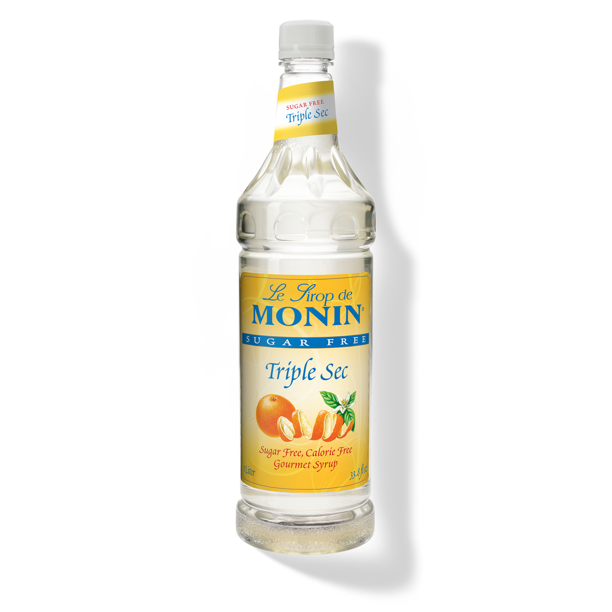 Monin Sugar Free Triple Sec - Case of 4 (1 Liter Each)