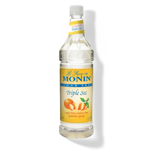 Monin Sugar Free Triple Sec - Case of 4 (1 Liter Each)