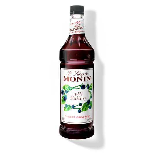 Monin Blackberry Syrup - Case of 4 (1 Liter Each)