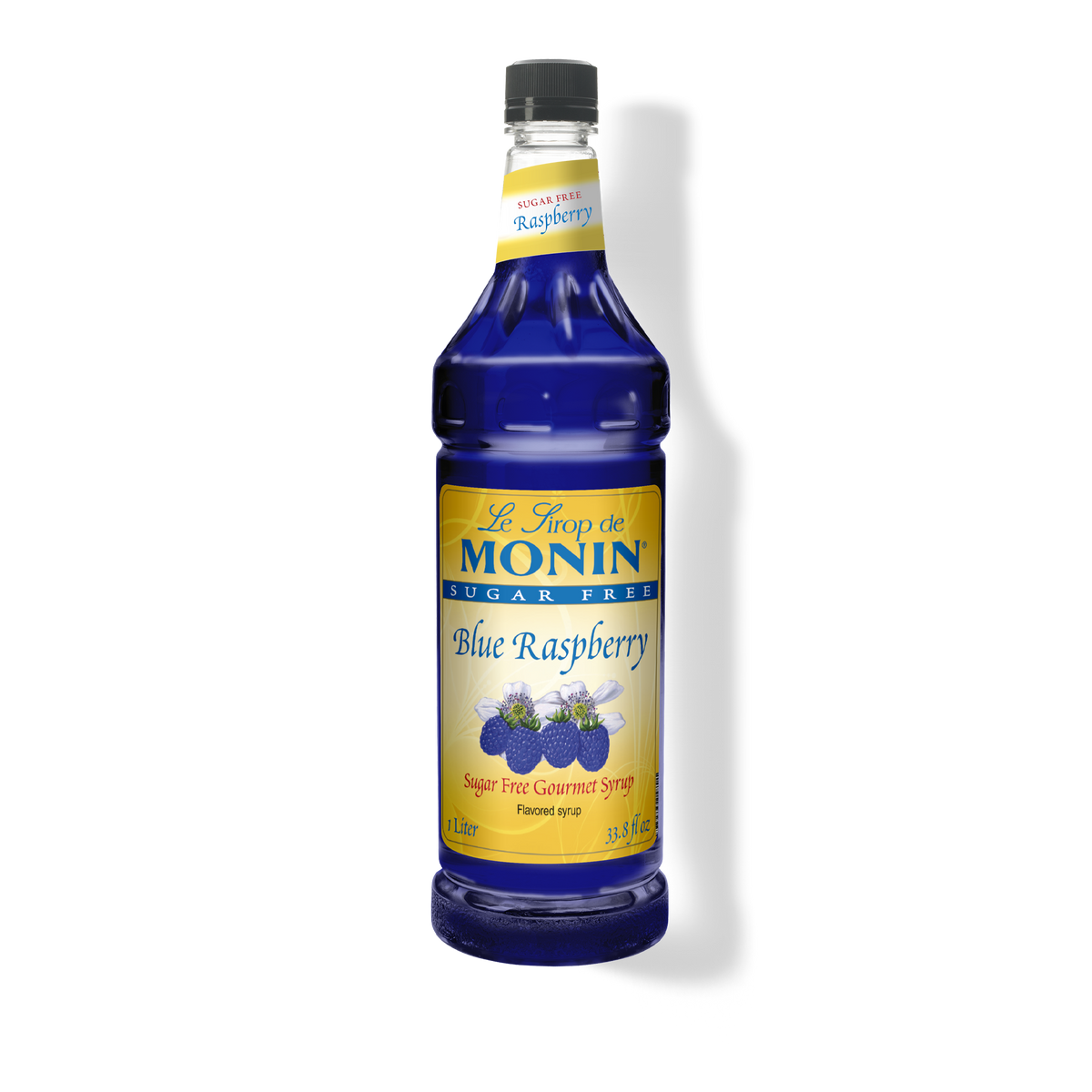 Monin Sugar Free Blue Raspberry Syrup — 1 Liter