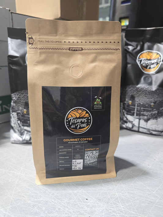 Tesoros Del Pais El Salvadorian Fresh Roasted Coffee 12 oz bag - premium whole beans