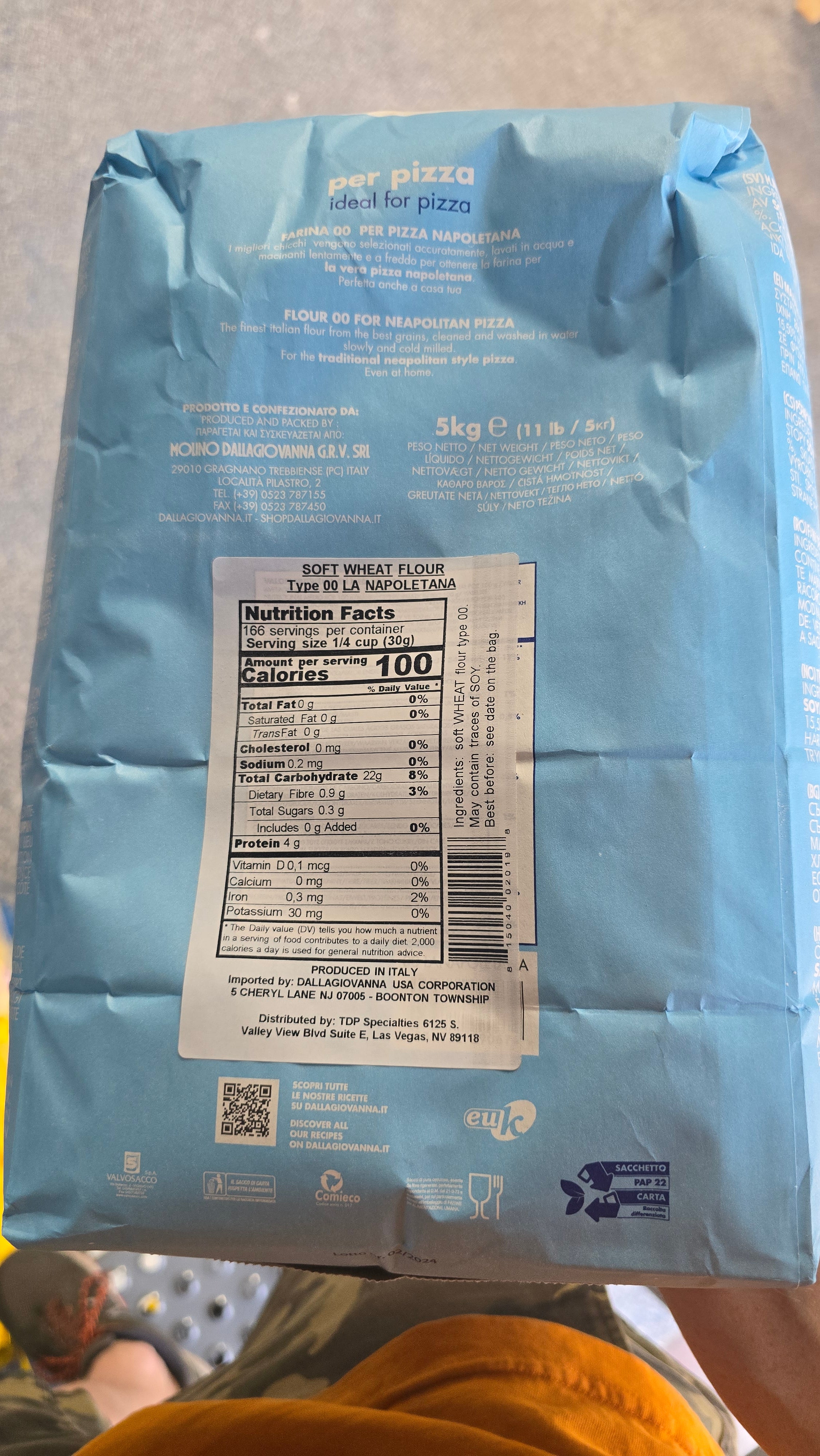La Napoletana 00 Pizza Flour 5kg | AVPN Certified Italy – TDP